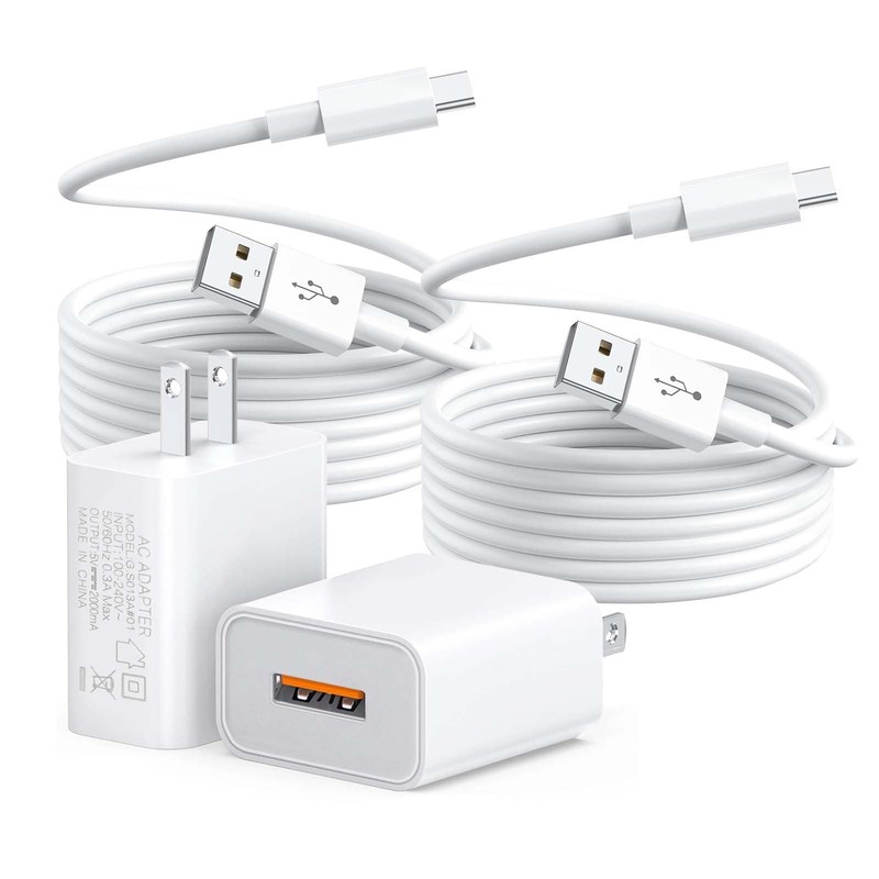 2 Pack 10FT White USB-Charging Cable for Arlo Essential 2K, Alro Essential 2n…
