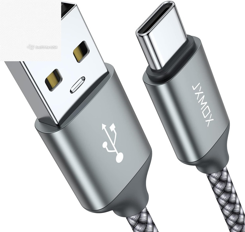 3 Pack Short 1ft USB A to USB C Cable Fast Charging Cord iPhone 16 15 Samsung (7 gallery