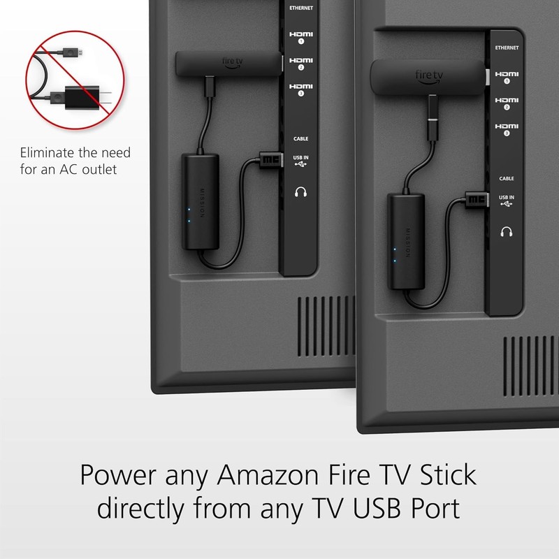 USB Power Cable for Streaming Devices, Compatible with All Powered USB Ports gallery
