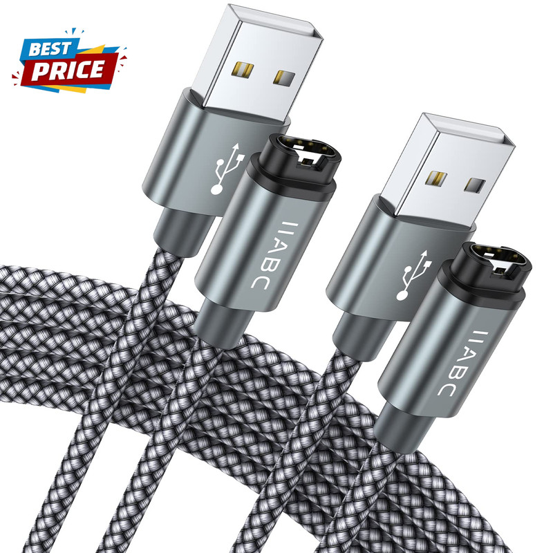 Charger Cable Compatible with Garmin Watch, 2-Pack 3.3FT USB Charger Cable Data gallery