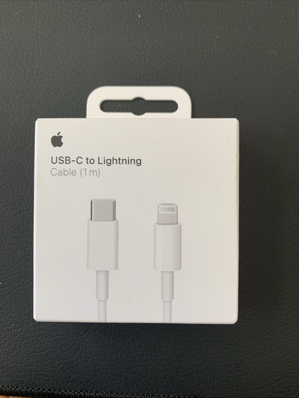 Authentic Apple MUQ93AM/A 3.3 Foot/1m USB-C to Lightning Cable - Open Box-NEW