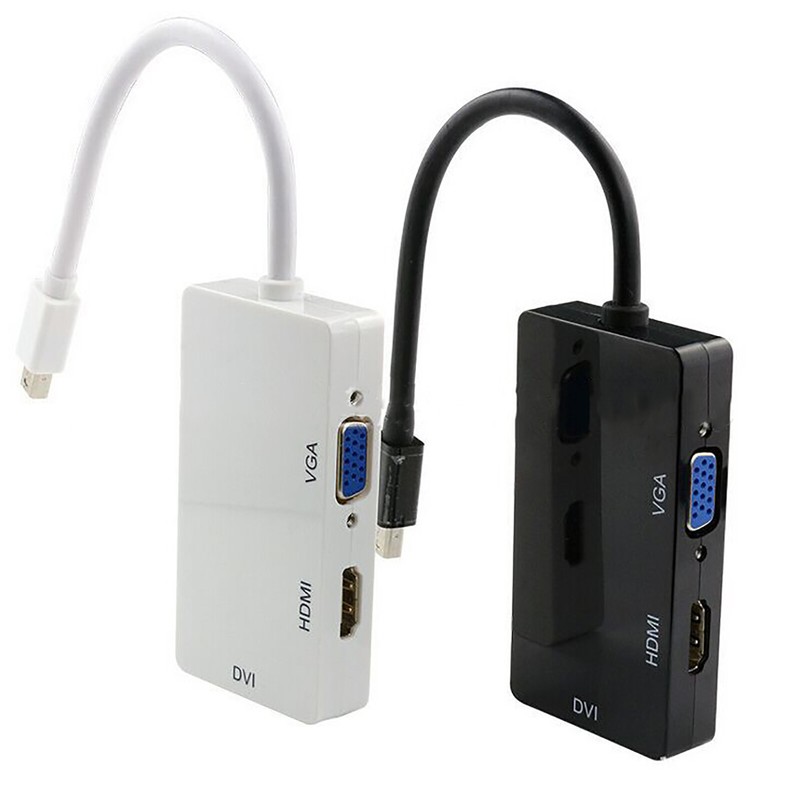 For Pro/ Air 3 IN1 Mini Dp to HDMI/DVI/VGA Adapter Convert Cable gallery