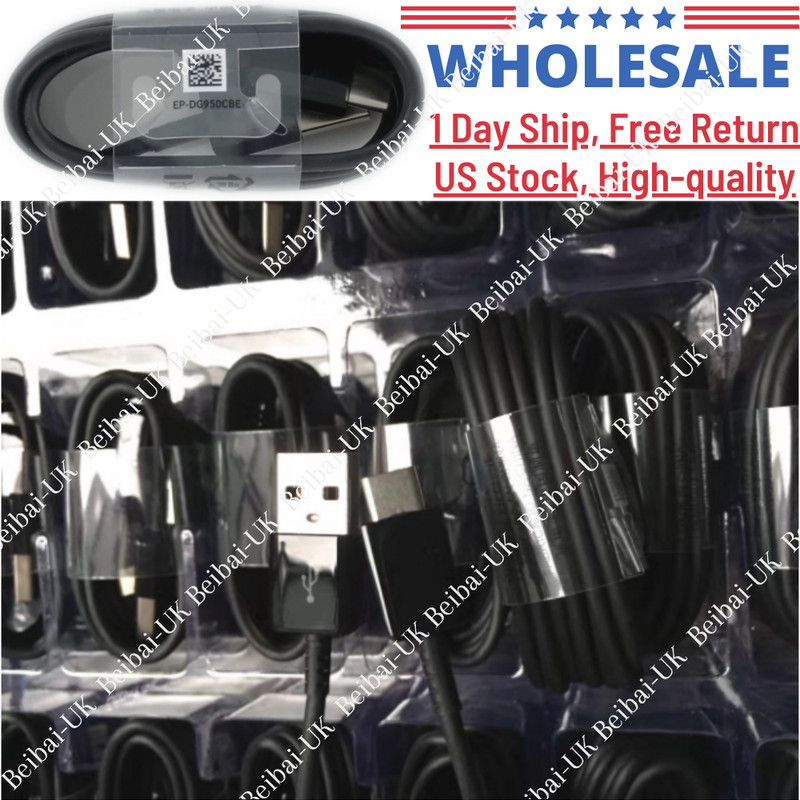 Wholesale USB-A Type-C Cable Fast Wall Charger Adapter For Samsung S10 9 Note 10