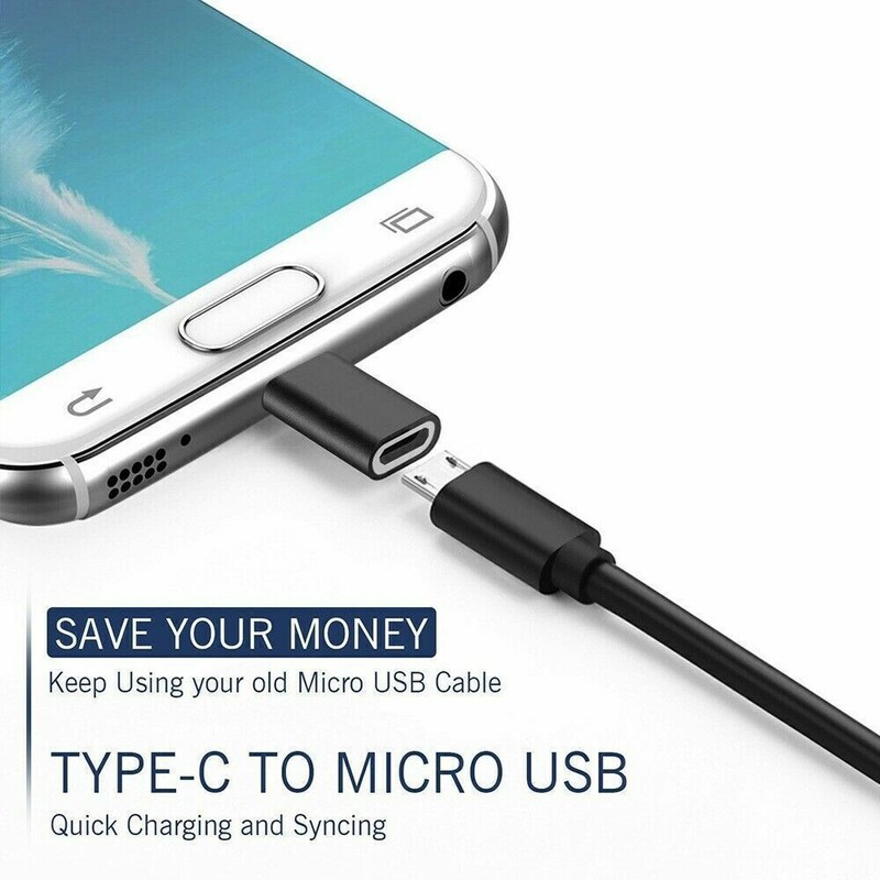 10X USB Type-C Male Connector to Micro USB 3.1 Female Converter USB-C Adapter gallery