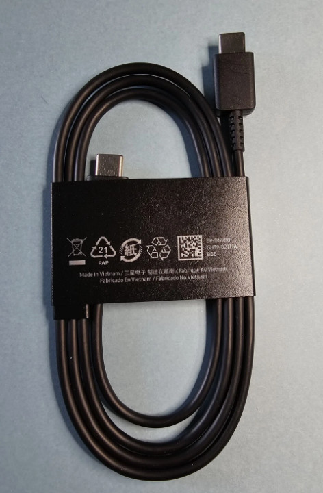 Samsung EP-DN980 Fast Charging USB-C Cable – Durable & High-Speed Data Transfer