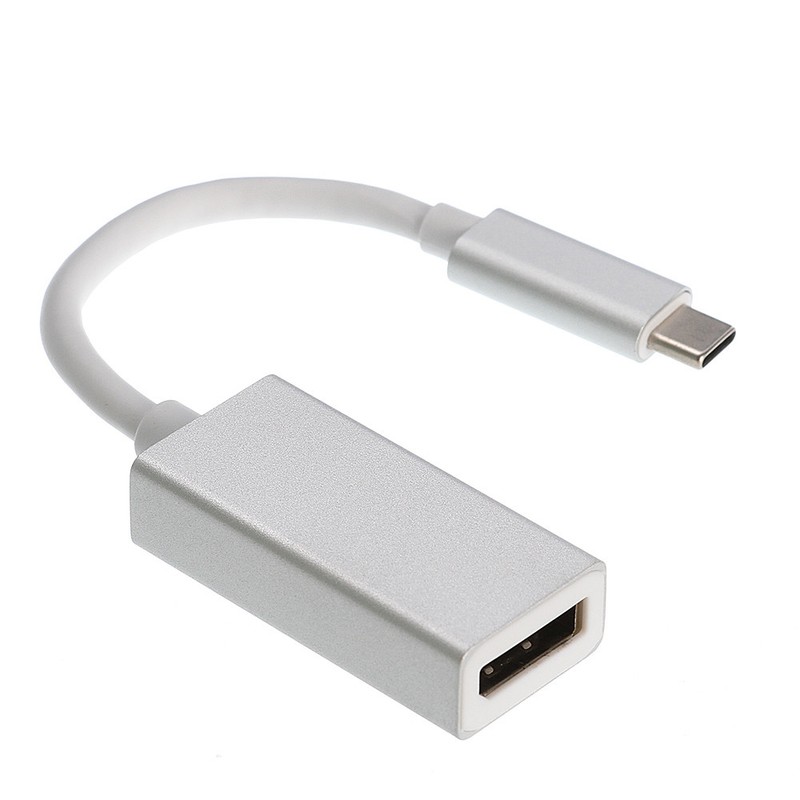 aluminum USB3.1 Type C To DisplayPort DP Adapter Converter for MacBook Lenovo