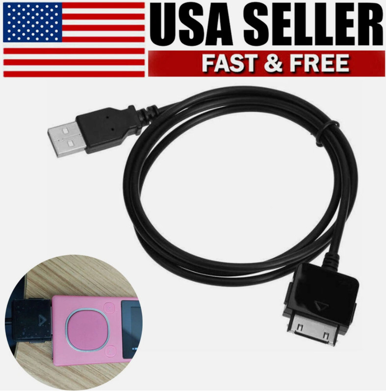 USB Data Sync Charger Cable Cord For Microsoft Zune HD MP3 Player
