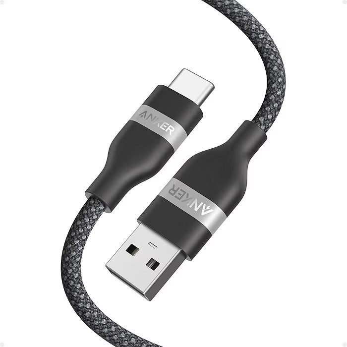 Anker Car Carplay Cable for iPhone 17 USB A to USB C Car Charging 3ft Braided