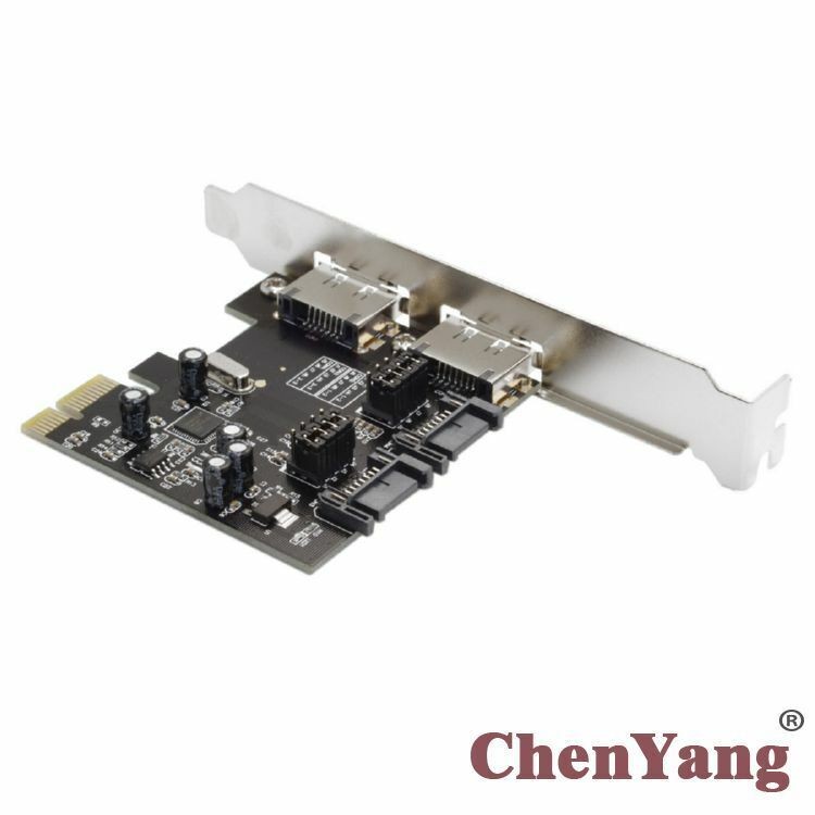 PCI-E 4x to 4 Ports SATA 3.0 ESATA SATA 3.0 6Gbps Expansion Card PCIE Adapter