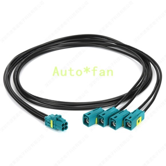 For Mini-Fakra female to FAKRA female 4-in-1 line end AMK12D-102Z5-Z 0.5-8M