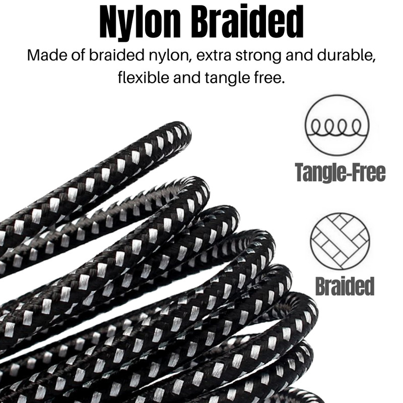 1/2/3Pack 10Ft Micro USB Charger Cable For Samsung Android Google Charging Cord gallery