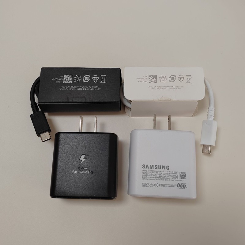 45W Super Fast Charger Cable And Plug USB-C For Samsung S20 S21 S22 S23 Ultra 5G