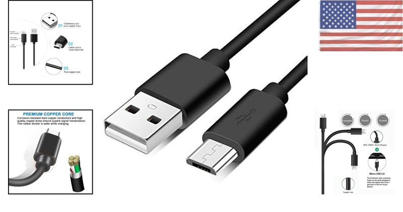 5FT USB Charger Cable for Logitech MX Master, G502 & Other Devices - Fast Charge gallery