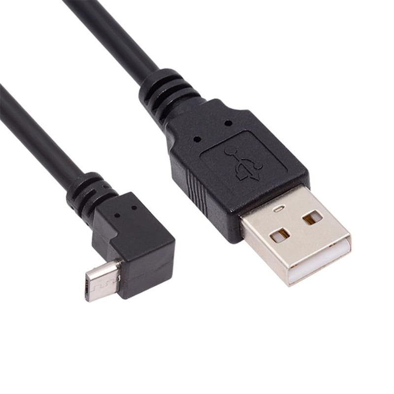 Up Angled 90 Degree Micro USB 2.0 5Pin To TypeA Data Charge Cable 20cm Cord gallery