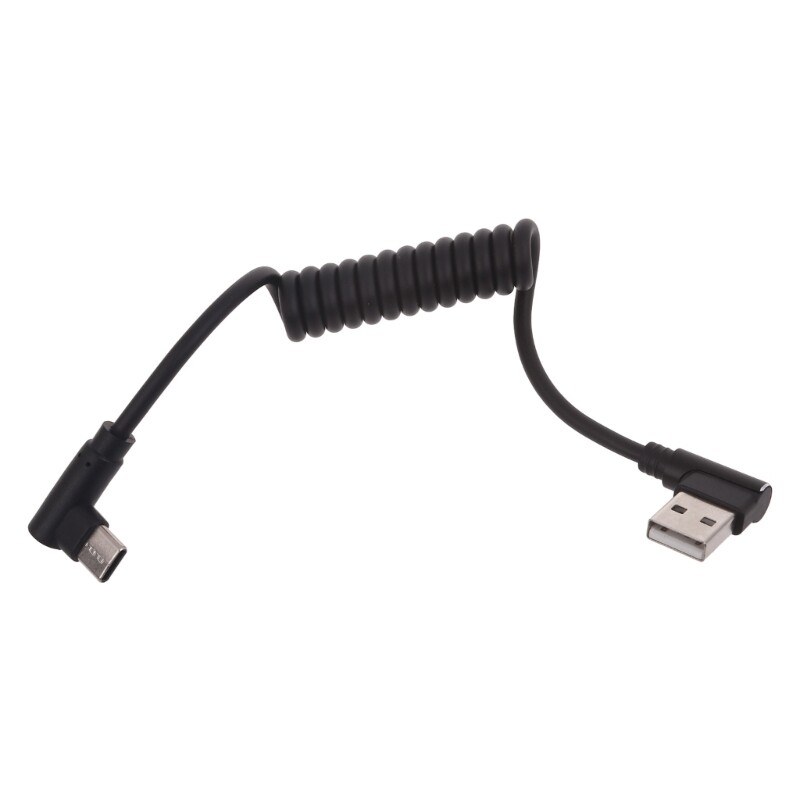 Coil 60W Fast Charging USB Type C Cable Spring Quick USB To Type C Cord gallery