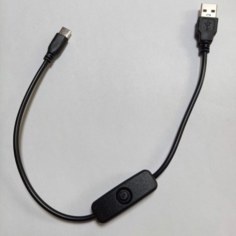 30cm Long USB to Type C Power Cable Extension Wire for LED Light Desktop Fan Toy gallery