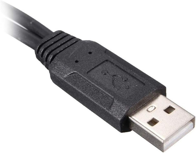 USB 2.0 Adapter, Dual USB Female Jack Y Splitter Charger Cable (2 Pack) for Lapt gallery