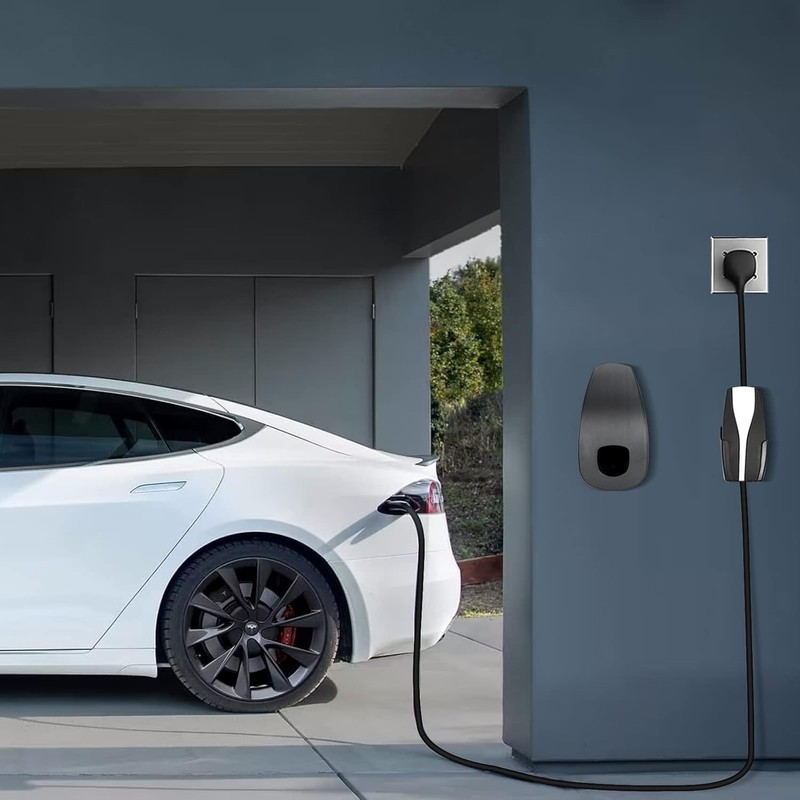 Charging Cable Organizer for Tesla, Wall Mount Connector Holder, Charger Cable H gallery