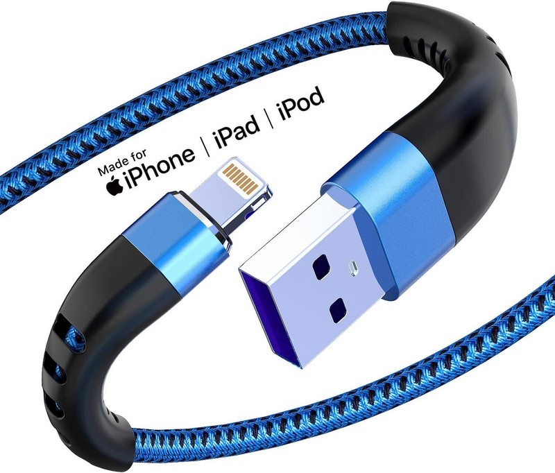 3 Pack 6ft Fast Charger Cable Heavy Duty For iPhone ipad ipodXR 8 7Charging Cord