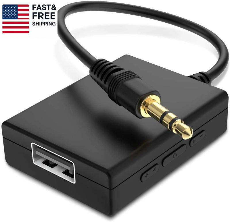 USB to Aux Audio Adapter, 3.5Mm Male to USB Female Adapter for Playing Music wit gallery