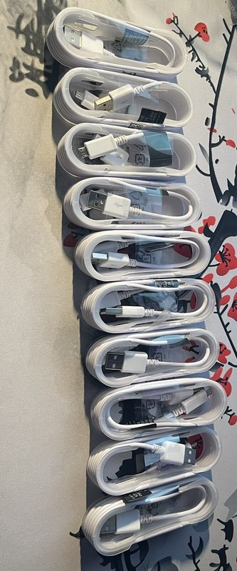 **10-Pack Micro USB Fast Charger Data Charging Cable For Samsung Galaxy Android! gallery
