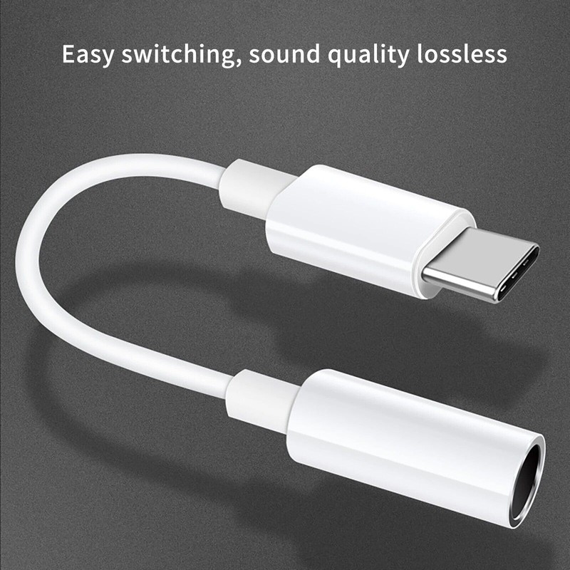 USB-C Type C Adapter Port to 3.5MM Aux Audio Jack Earphone Headphone Cable USB gallery