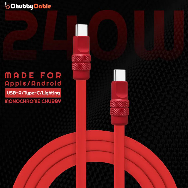 240W USB-C FAST CHARGING CABLE 6FT TYPE-C PD CORD IPHONE 15 SAMSUNG LAPTOP NYLON gallery
