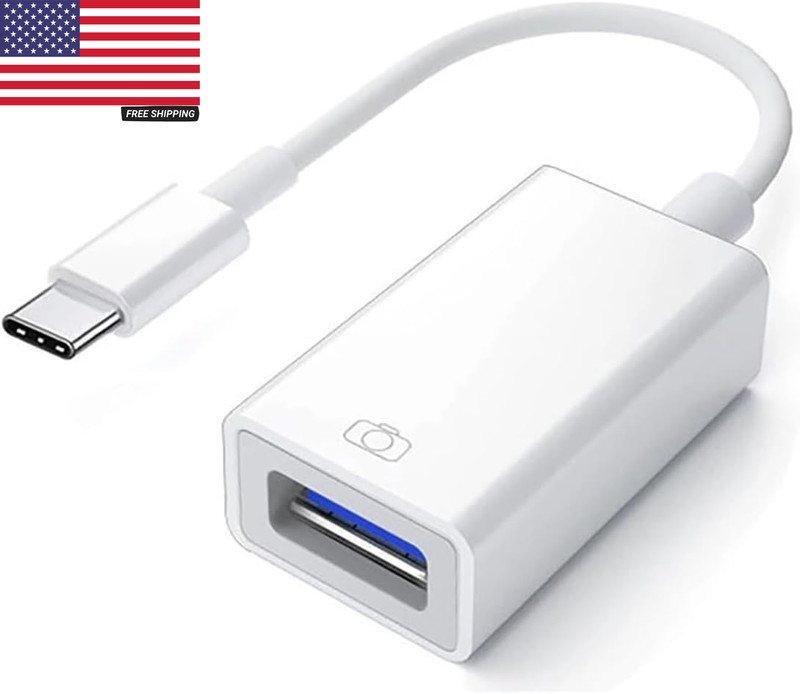 USB C to USB Adapter USB-C Male to USB-A Female OTG Converter, 10Gbps High-Speed