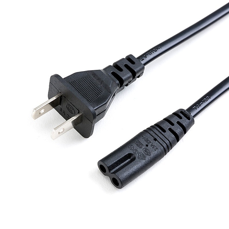 HAINA 2Pin C8 AC Power Charger Cord Cable US Plug Charging Cradle Wire 2 Prong
