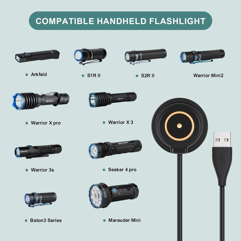 MCC 3 1A/1.5A/2A Magnetic Charging Cable 2 Pack Only Suitable for Odin/OdinMi... gallery