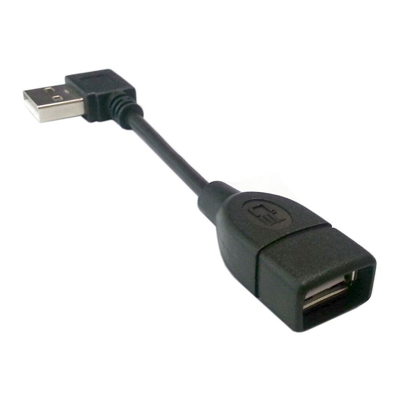 480Mbps USB Left Angled 90 D A type male to Female extension cable 10cm gallery