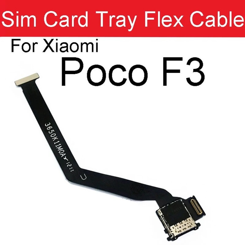 Card Reader Connector Screen Connecting to Mainboard Cable for Xiaomi Poco F3Sim gallery