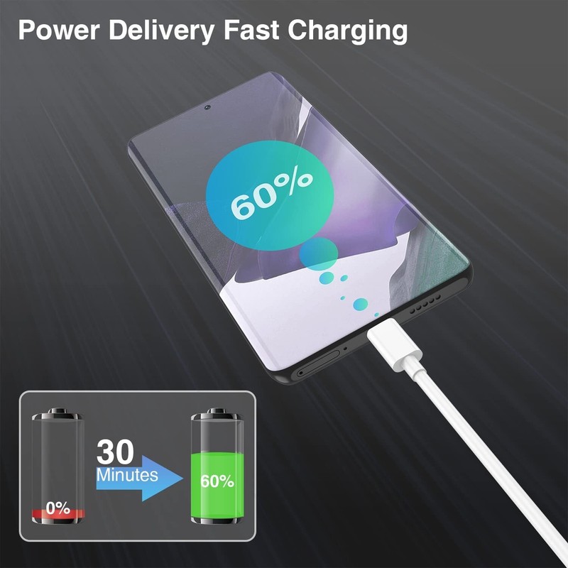Original OEM Samsung Galaxy S23 S22 S21 Ultra Fast Charging USB-C Charger Cable gallery