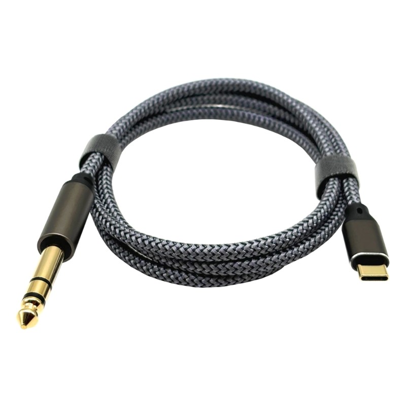 100-800cm USB Type C to 6.5mm Male Adapter Cable Conversion Wire Line gallery