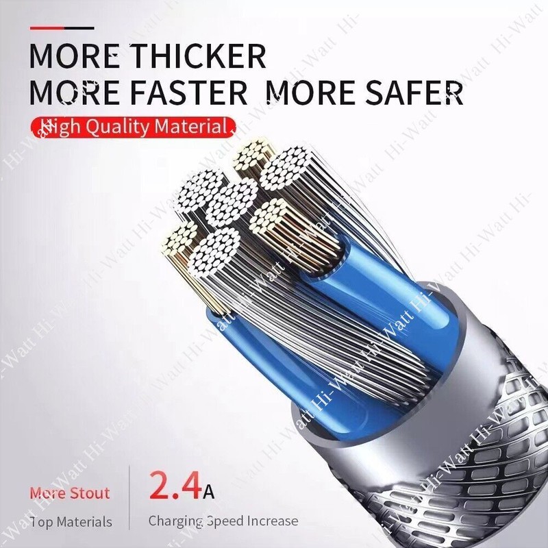 Fast 3/6 Pack 10FT USB Charger Cable For iPhone 14 13 12 11 XR 8 7 Charging Cord gallery