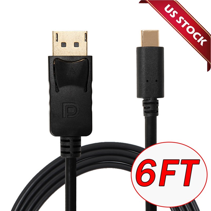 USB C to 4K HDMI Cable Video Converter Adapter 6Ft Type C to HDMI 4K Cord