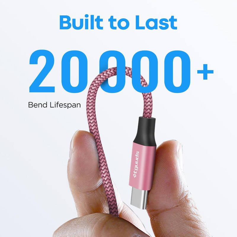 USB C Cable 10Ft, 5-Pack USB to USB C Charger Cable, Fast Charging Cord gallery