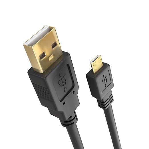 Lot Of 10 Dell USB 2.0 A to Micro USB Cable 1M Black for Phones Tablets Cameras gallery