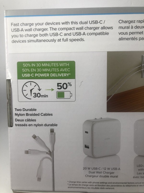 Lot Of 20 Ubiolabs Fast Charge USB-C Bundle for iPhone (2) 6ft Cables ,20W USB-C gallery