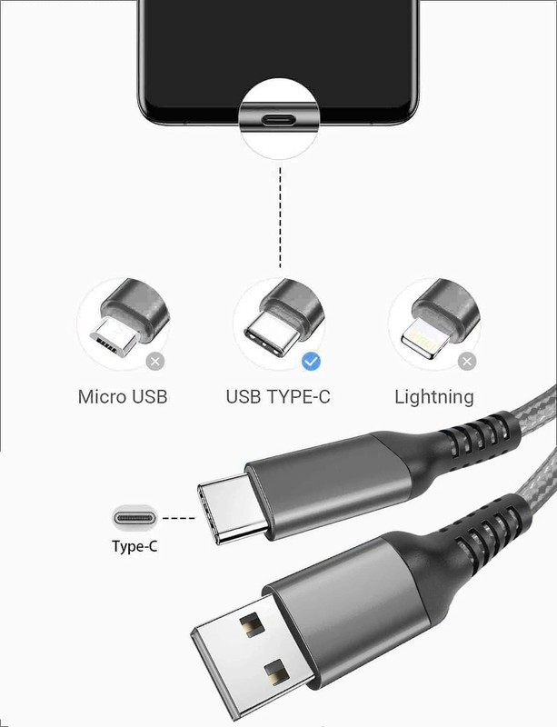 Type C Charger Cable 10FT 1/4-Pack Fast Charging Cord USB A to USB C Cell Phone gallery