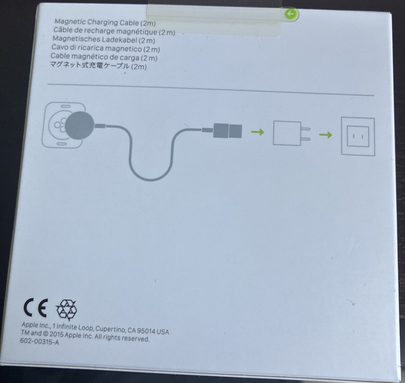 BRAND NEW SEALED OEM Apple Watch Magnetic Charging Cable 2 m BLOCK NOT INCLUDED gallery