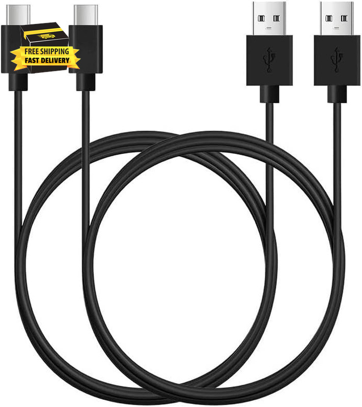 USB a to USB C Cable, USB Type C, 2 Pack [3FT, 3FT], Fast Charging, High Speed D
