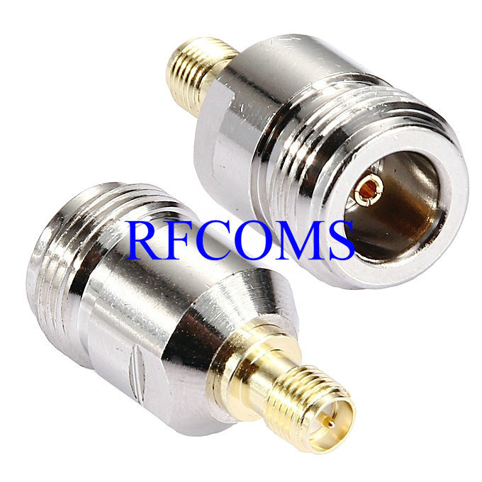N male female to SMA RPSMA male female adapter straight adaptor DC~6GHz 2PCS gallery