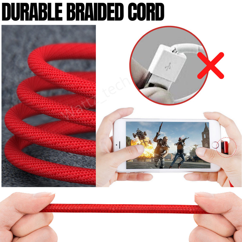 3Pack 3/6/10Ft 90 Degree Right Angle USB Cable For iPhone 14 12 Charger Cord Lot gallery