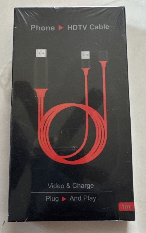 HDMI HDTV AV Adapter Cable For IOS Devices-Phone to TV 1080p