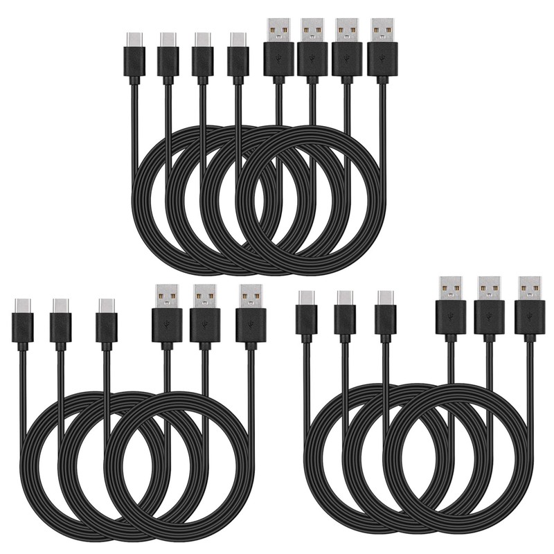 USB C Cable Bulk 10-Pack 3ft, Fast Charging Lot