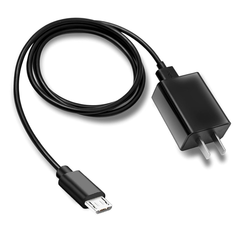 5V 2A 1A Fast Wall Charger 10ft Long Micro USB B Charging Cable Cord for Kind…