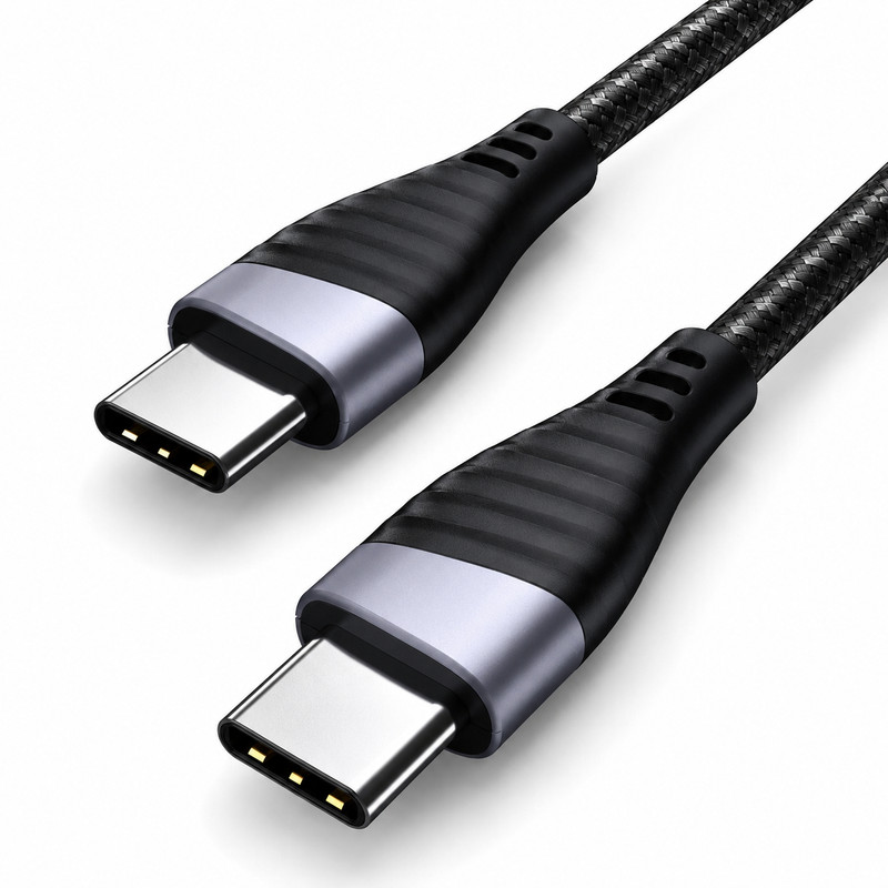 TOPK USB-C to USB-C Cable 60W PD Fast Charging Braided Charger Cord 6.6FT (2M) gallery