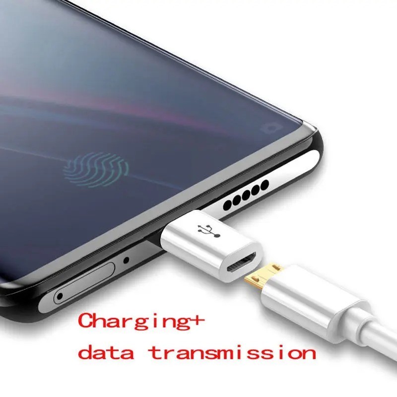 Micro USB Female to USB Type-C Male Adapter Android Data Charging Converter gallery