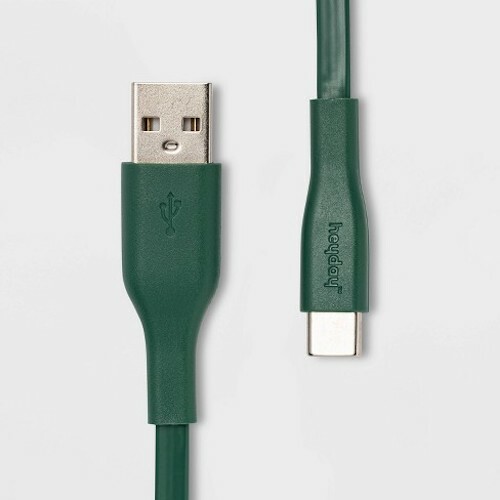 heyday Micro-USB to USB-A Round Cable (Evergreen)